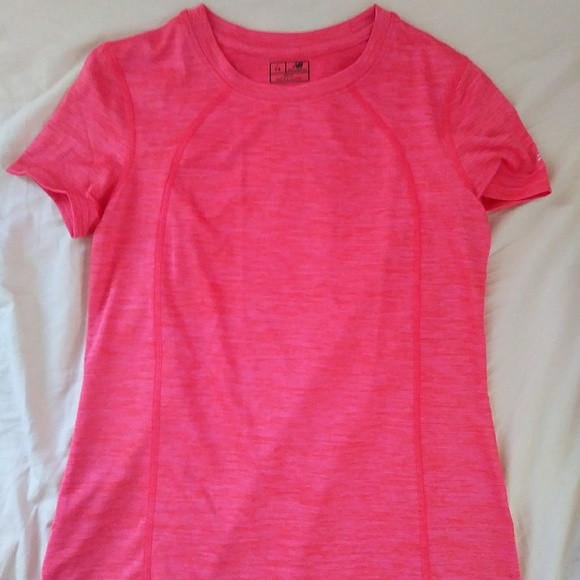 pink athletic shirt